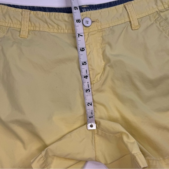 G.H. Bass Yellow 100% Cotton Bermuda Shorts Womens Size 4 - Picture 3 of 8